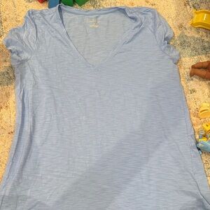 Lilly Pulitzer Gold Logo Light Gray Tee